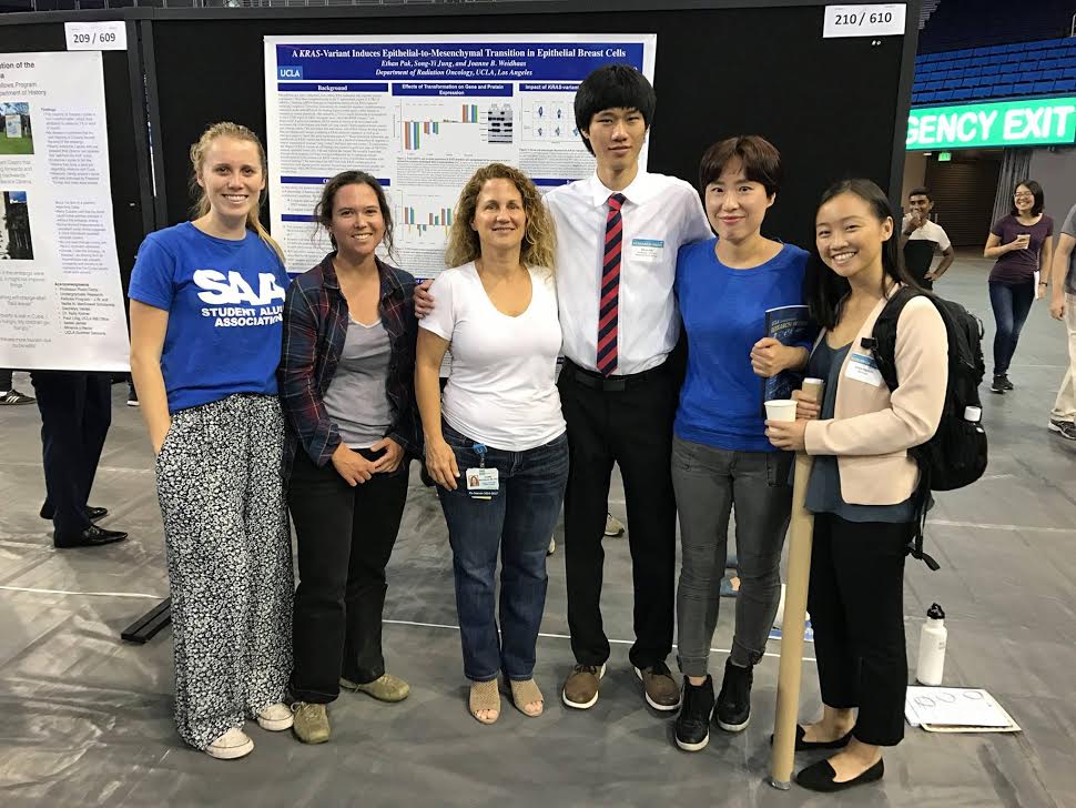 Dr. Joanne Weidhaas and UCLA students