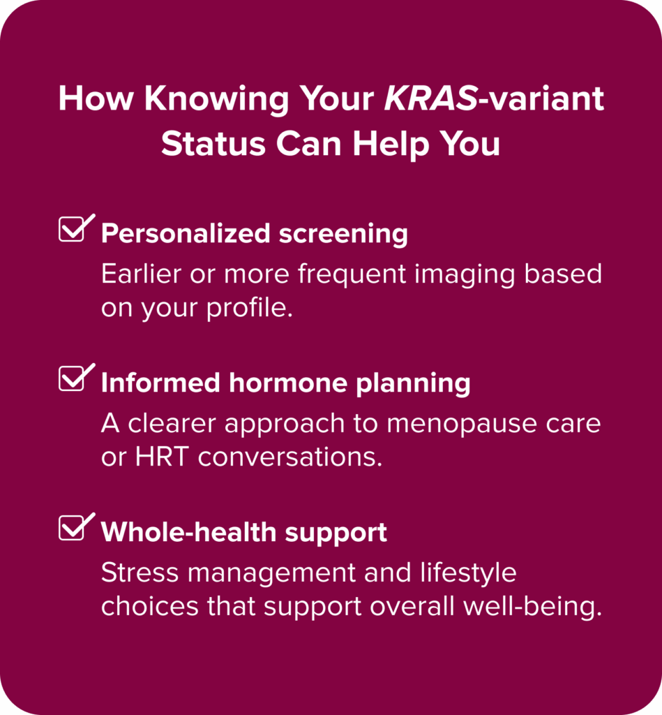 The <em>KRAS</em>-Variant and Breast Cancer: Understanding Genetic Risk 2 KRAS variant Status Benefits