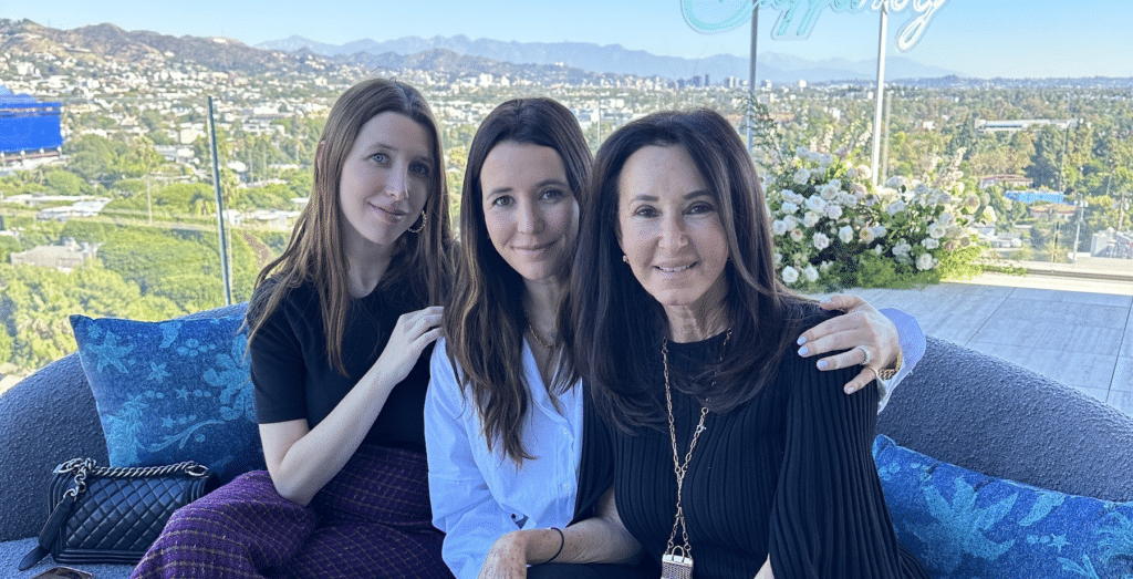 Susan Levine and daughters crop